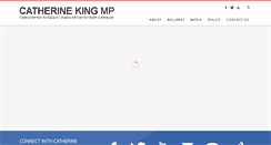 Desktop Screenshot of catherineking.com.au